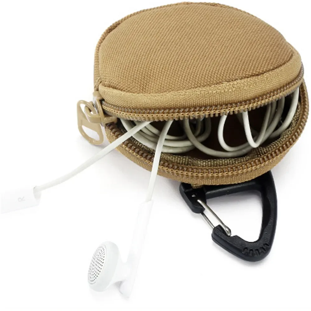 Bolsa táctica EDC ripstop ovalada para llaves y monedero cinturón - imagen 3