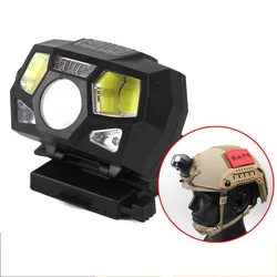 Faro táctico impermeable para casco con luz ajustable