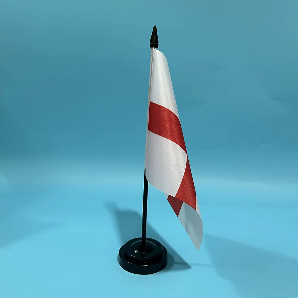 Comparativa de tamaño de la bandera inglesa 14x21 cm