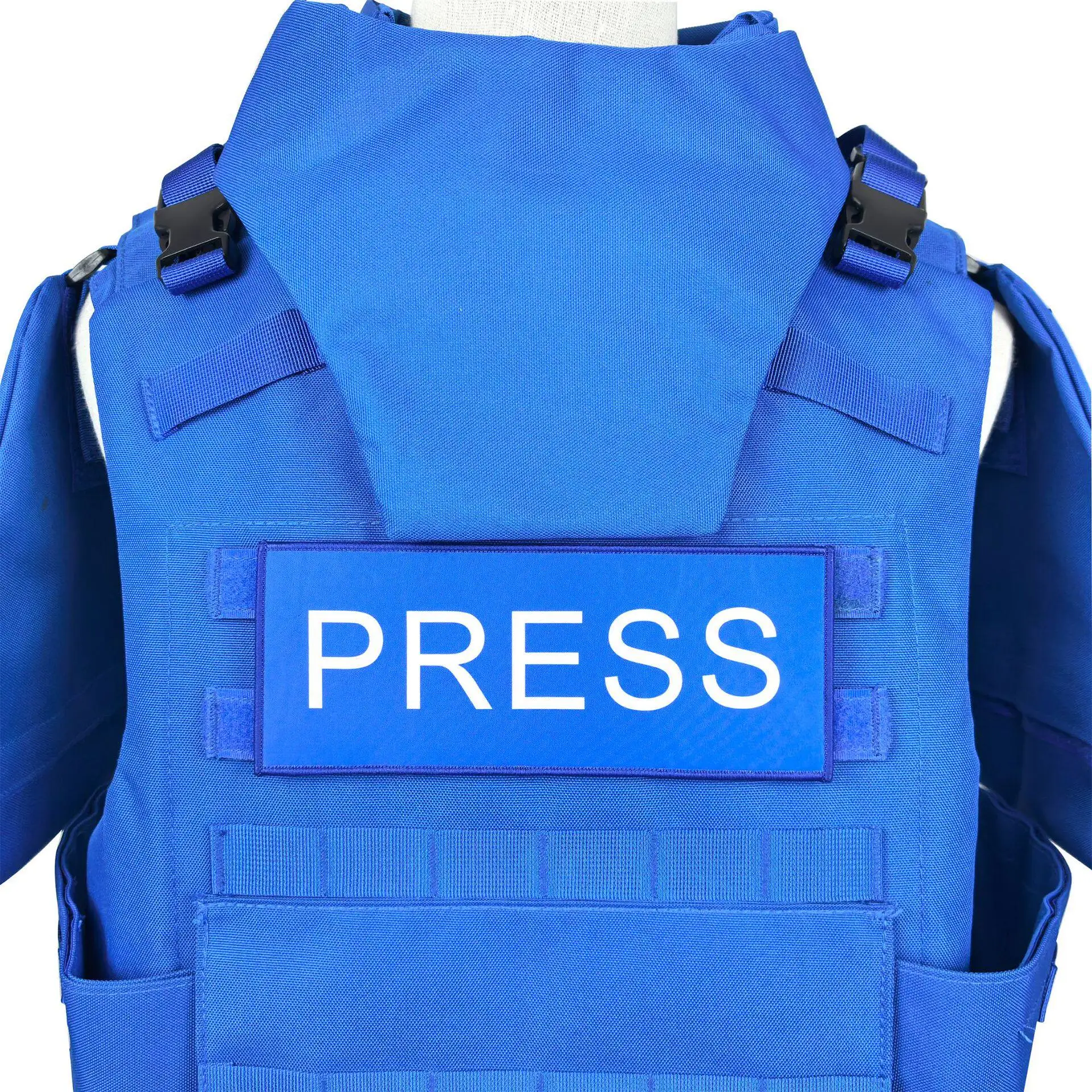 Chaleco antibalas NIJ IIIA con cinta azul, protección integral - imagen 2