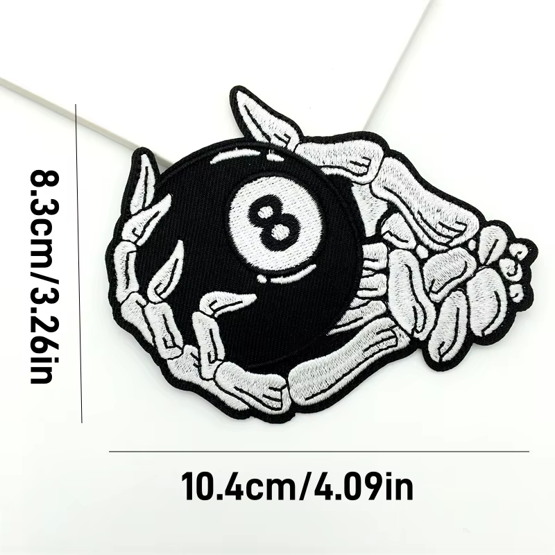 Parches bordados número 8 – para chaquetas, jeans y bolsas decorativas