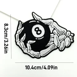 Parches bordados número 8 – para chaquetas, jeans y bolsas decorativas