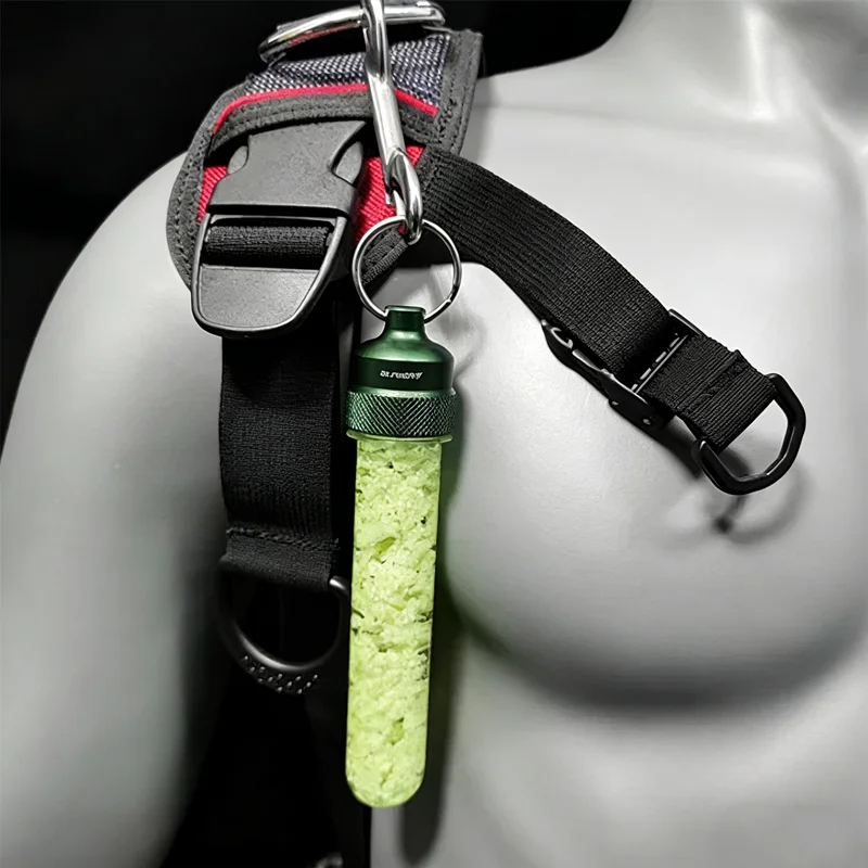 Varilla señalización buceo fosforescente luminosa para colgar en BCD