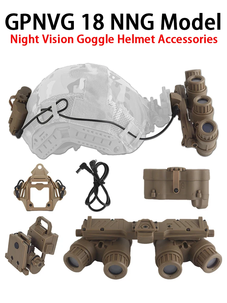 Gafas de visión nocturna GPNVG18 vistas de frente