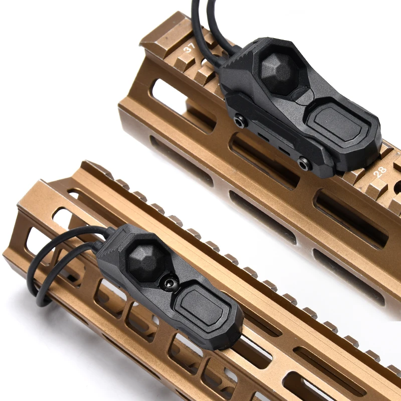 Interruptor de presión táctico doble con cable para linterna y láser - imagen 5