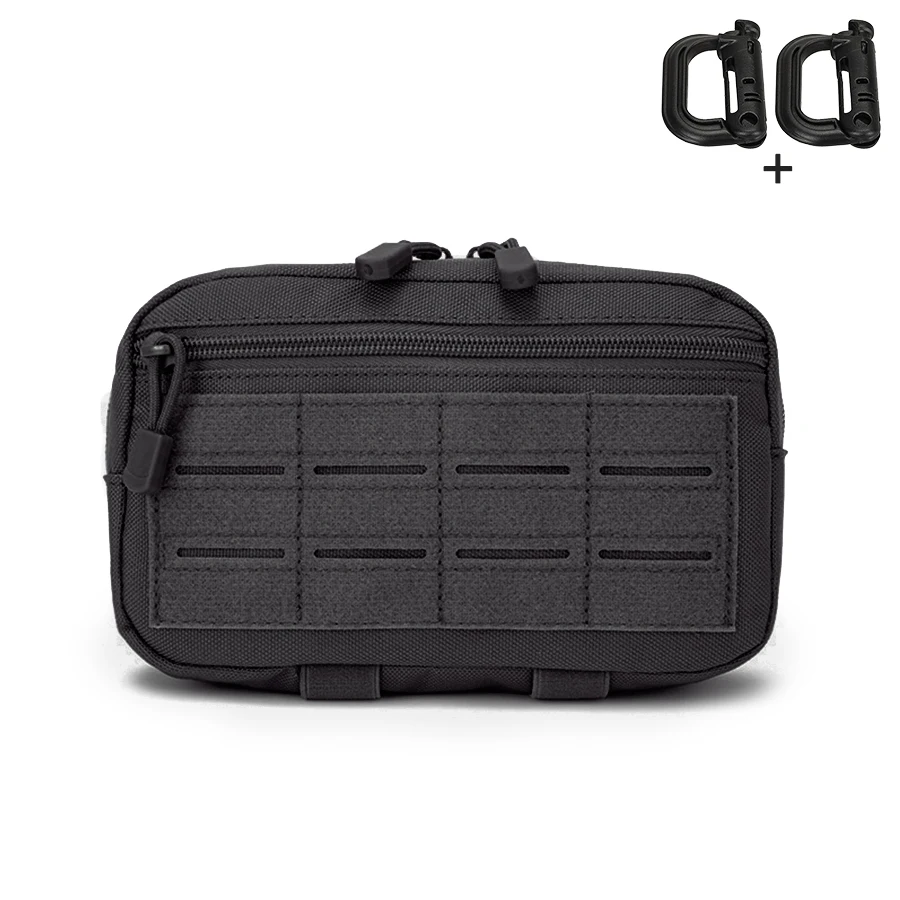 Bolsa de cintura táctica modular expandible con doble cremallera - imagen 4