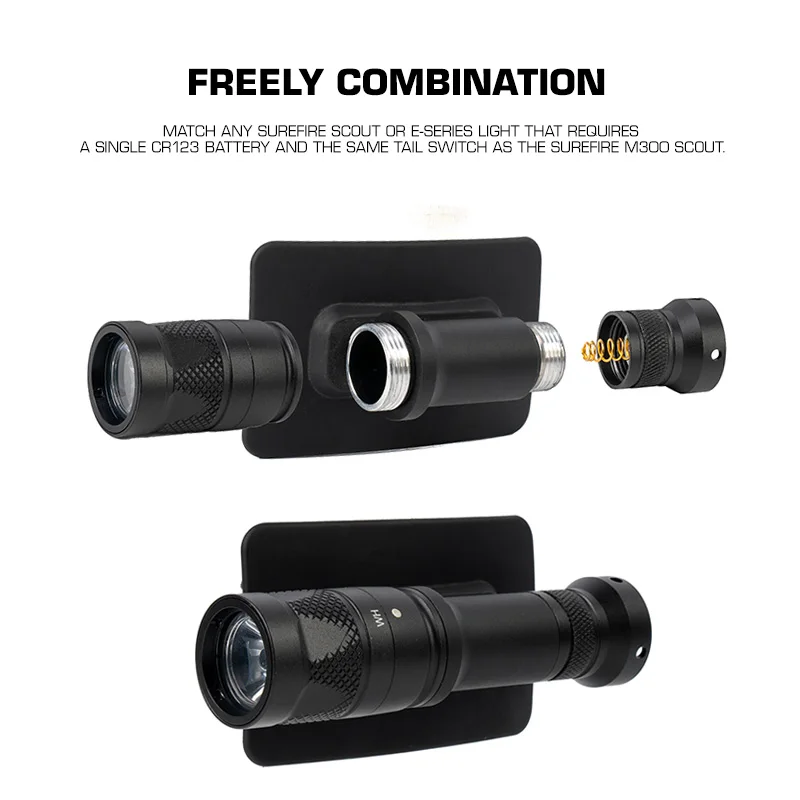 Soporte táctico gancho y bucle para linterna SureFire IR - imagen 5