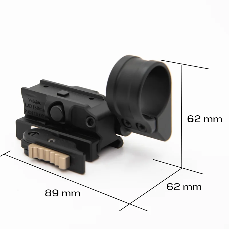 EvolutionGear soporte híbrido para visor QD con 3x y 6x - imagen 3