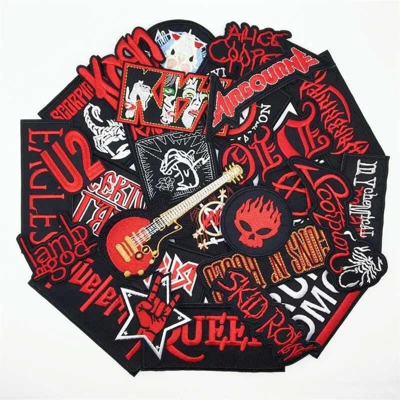 Parches Rock bordados – Pack para chaleco o chaqueta táctica - imagen 5