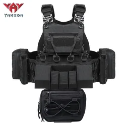 YAKEDA Chaleco táctico MOLLE – Multifuncional entrenamiento aire libre