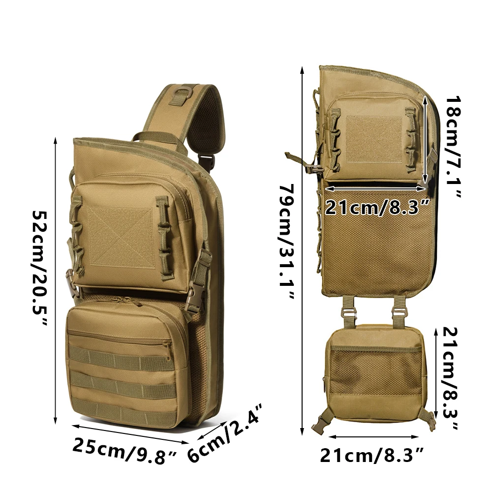 Bolsa táctica rifle plegable EDC para caza y tiro - imagen 5