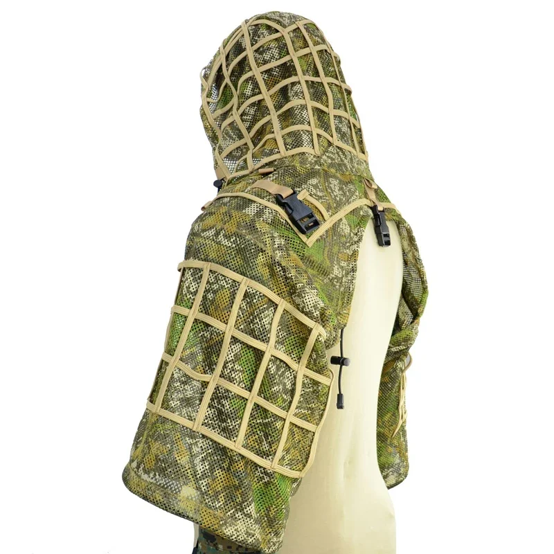 Viper Hood traje ghillie 3D ripstop francotirador caza camuflaje