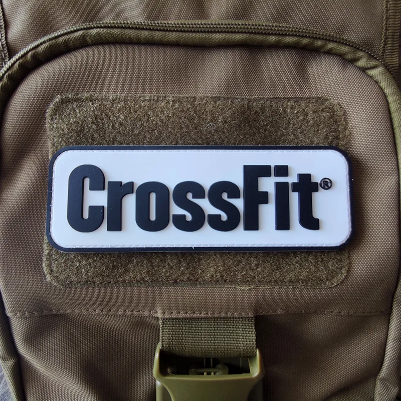 Parche PVC nombre CrossFit termoadhesivo para ropa - imagen 3
