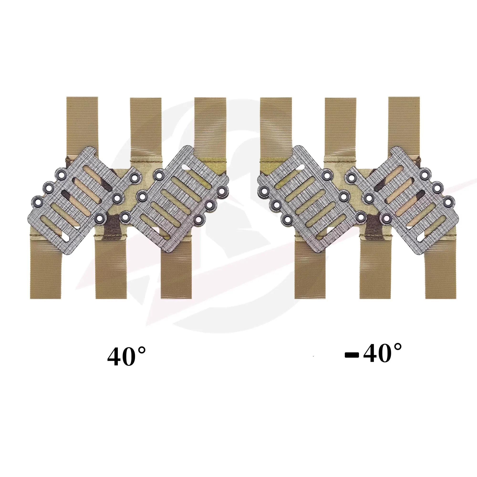 Placa adaptadora táctica compatible MOLLE y Tegris para cinturón - imagen 5