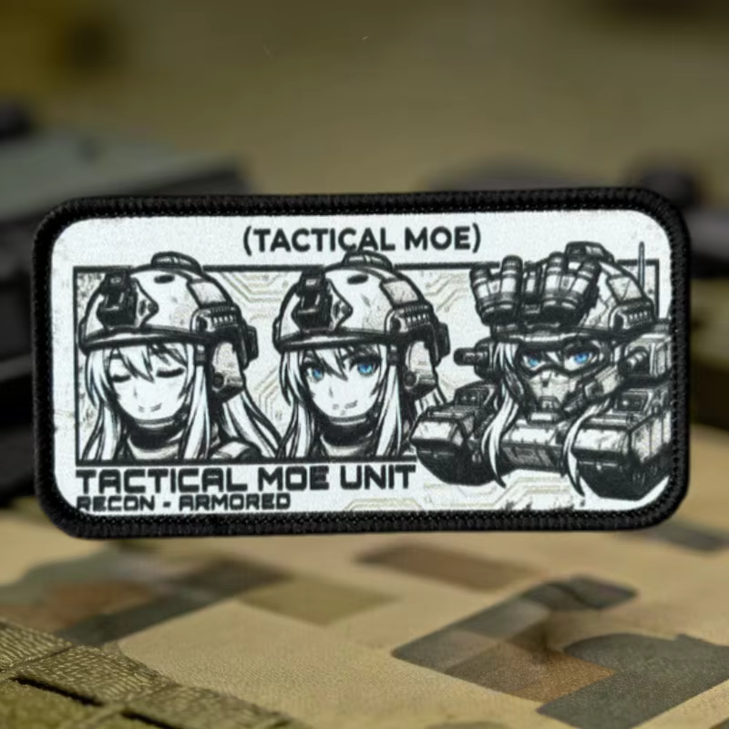 Parche velcro gancho y bucle anime en moto para chalecos tácticos - imagen 5