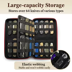 Bolsa táctica para cuchillos EDC plegable organizadora