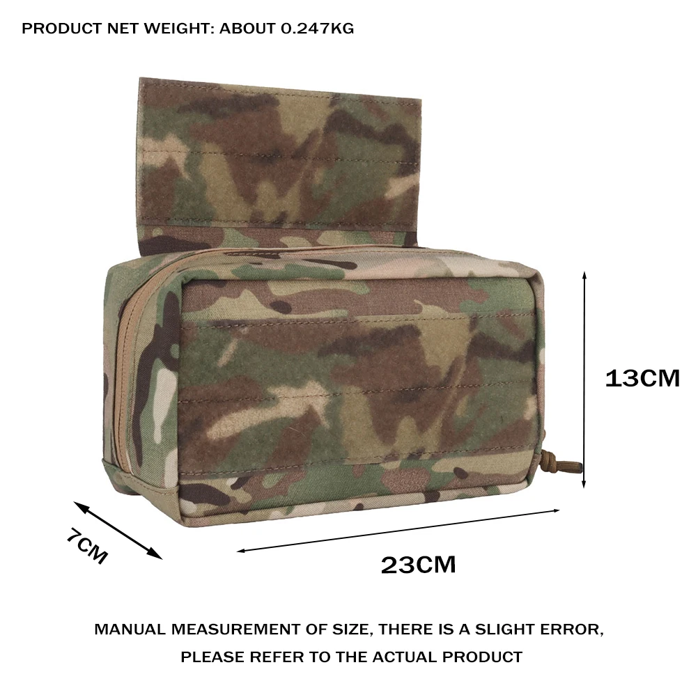 Bolsa táctica OPHIDIANTAC MOLLE EDC vista frontal