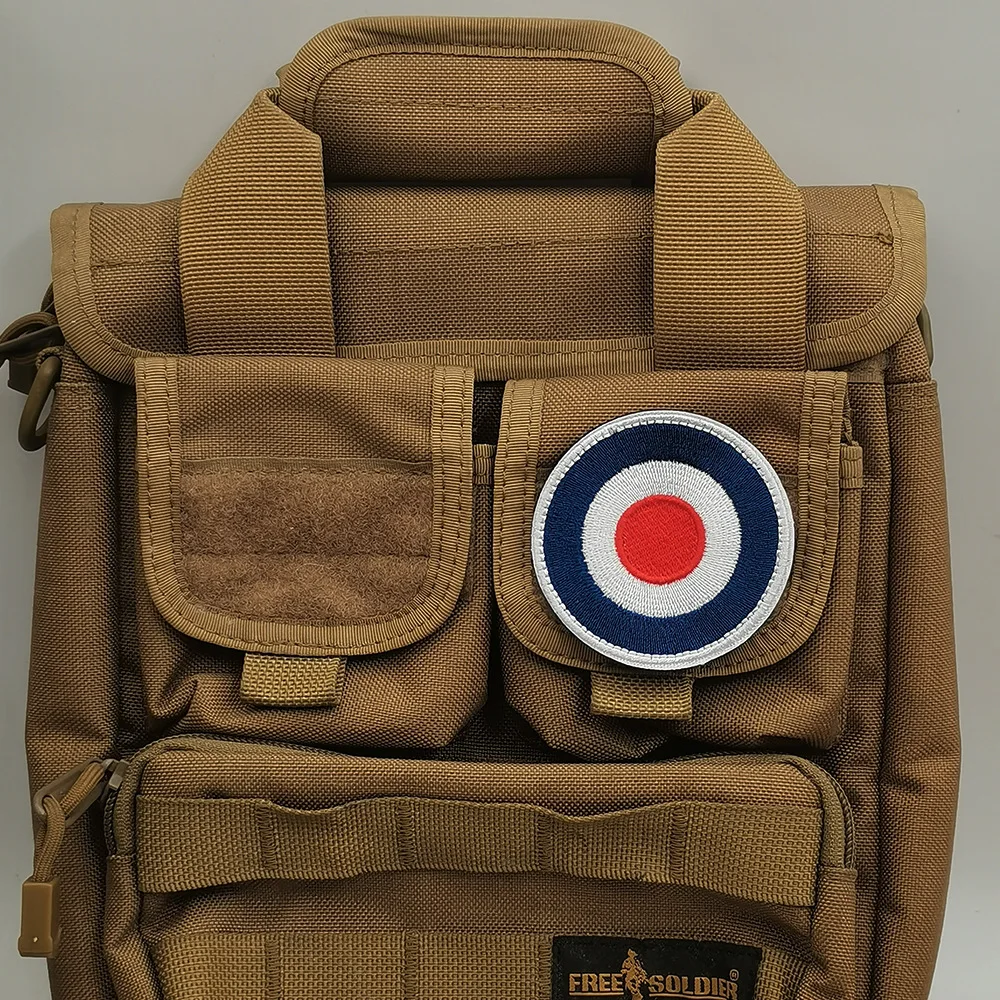 Parche bordado Royal British – Insignia Union Jack con gancho - imagen 3