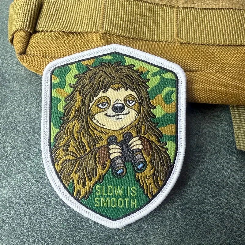 Parche táctico bordado camuflaje con gancho y bucle para chalecos - imagen 4