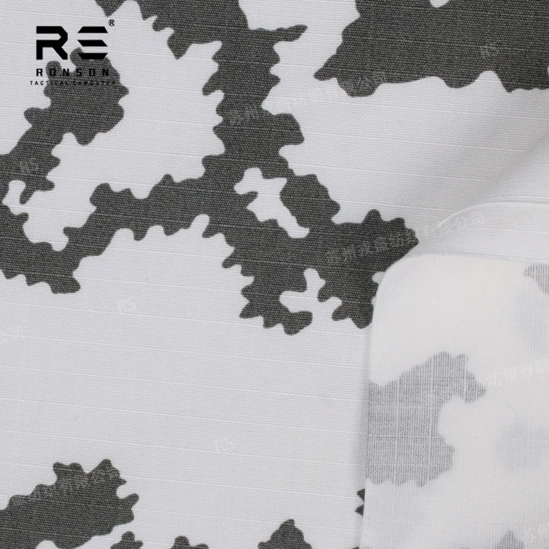 Tela NYCO ripstop camuflaje finlandés nieve táctica para uniformes - imagen 3