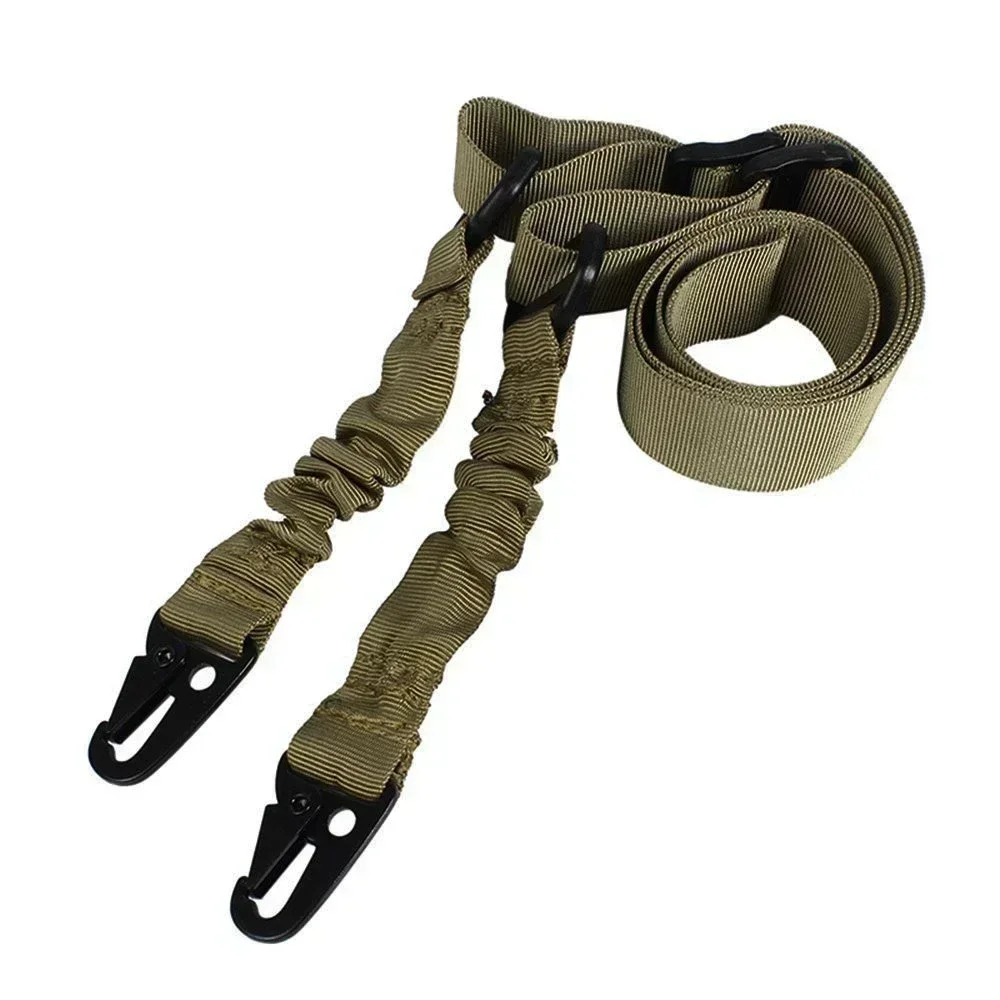 Correa táctica de dos puntos con bungee para rifle en nailon resistente - imagen 5