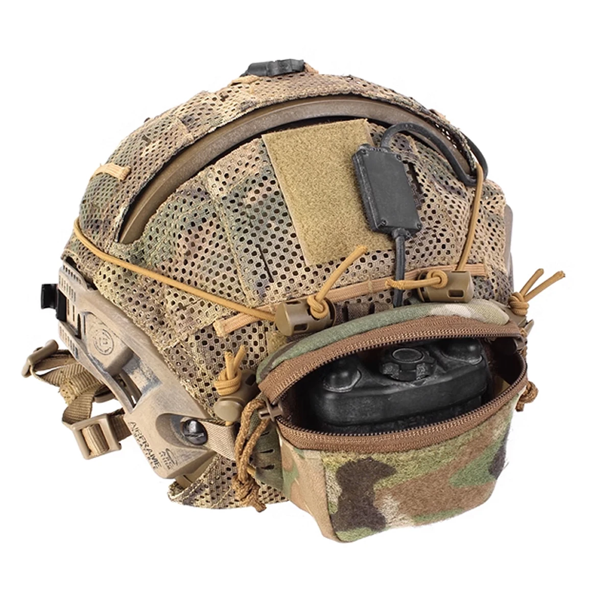 Bolsa trasera universal casco SC batería y contrapeso NVG - imagen 5