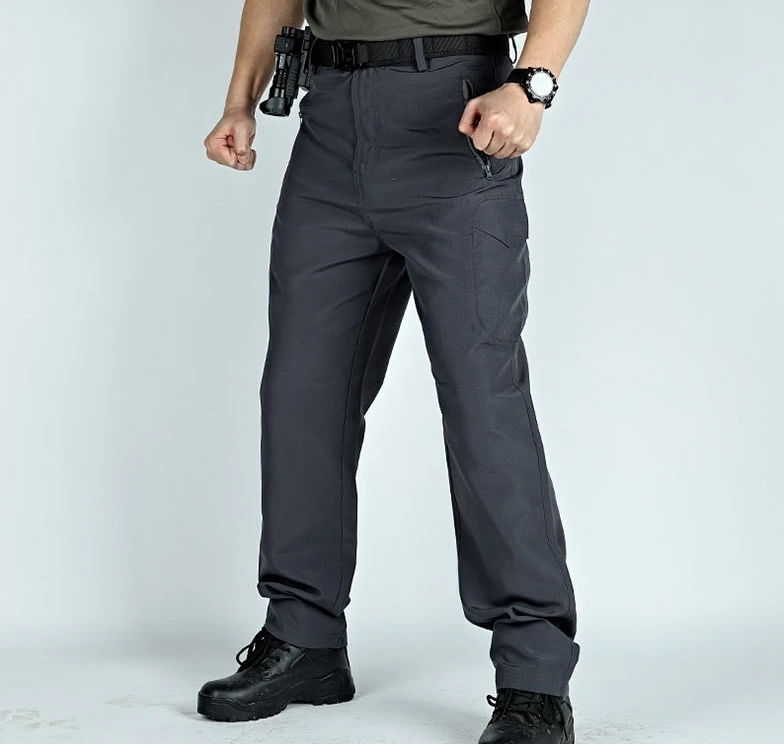 Pantalones tácticos cargo ripstop secado rápido impermeables hombre