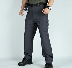 Pantalones tácticos cargo ripstop secado rápido impermeables hombre