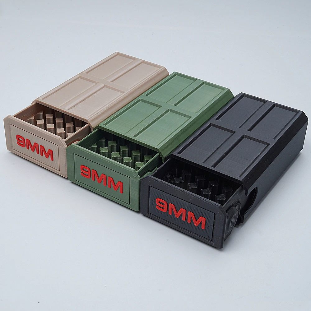 Caja munición 9 mm para 50 balas – Tiro, caza y mantenimiento de armas - imagen 3