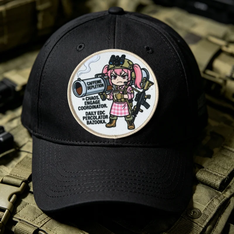 Parche táctico anime para gorra con gancho y bucle, militar - imagen 5