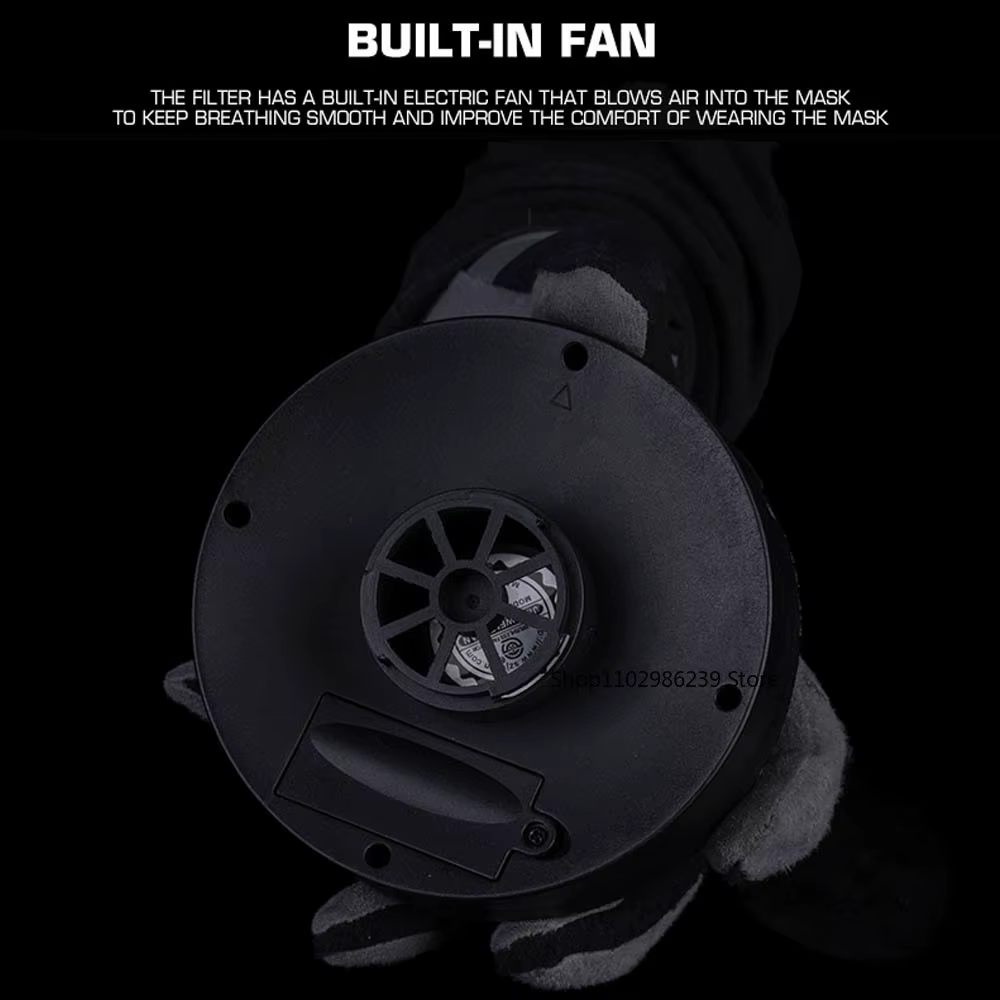 Filtro de máscara de gas táctico M53 FM53 para airsoft y paintball - imagen 5