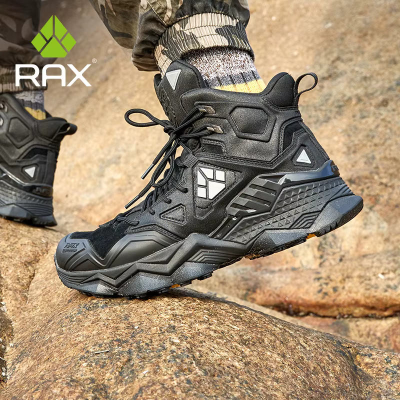 Botas tácticas Rax impermeables piel de vaca para senderismo - imagen 2