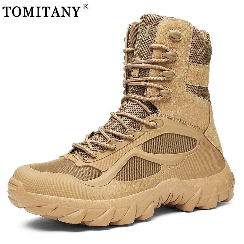 Botas militares tácticas al tobillo de invierno para exteriores - imagen 5