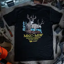 MKC Camiseta táctica unisex MULE DEER Foundation premium urbana