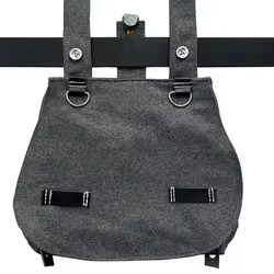 Kit correa en Y cuero vaca réplica WWII alemán – Bolsa pan + cinturón