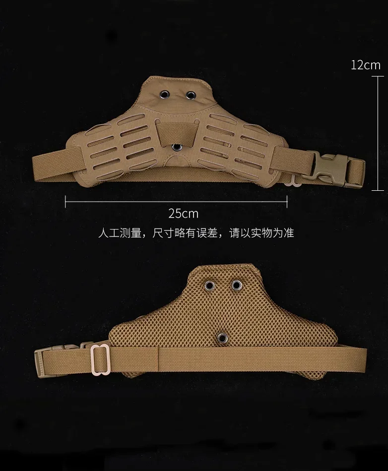 Funda táctica para pierna MOLLE con cojín acolchado y correa - imagen 5