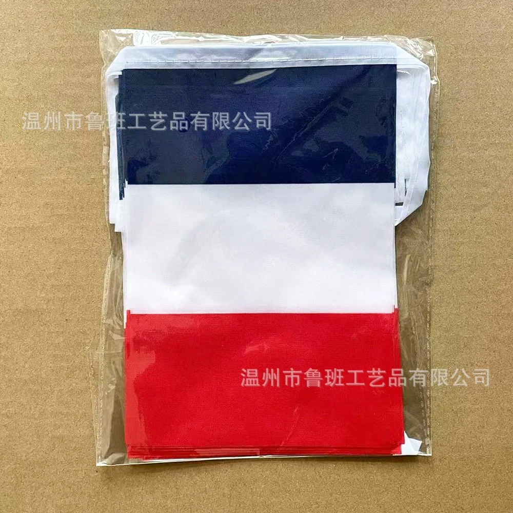 Banderines de Francia guirnalda para decoración fiesta y eventos - imagen 4