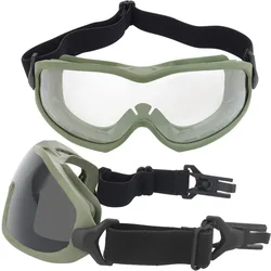 Gafas tácticas antifaz antipolvo – Paintball Moto Esquí