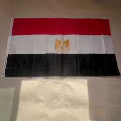 YI XIN Bandera de Egipto doble cara poliéster 90x150 cm decoración