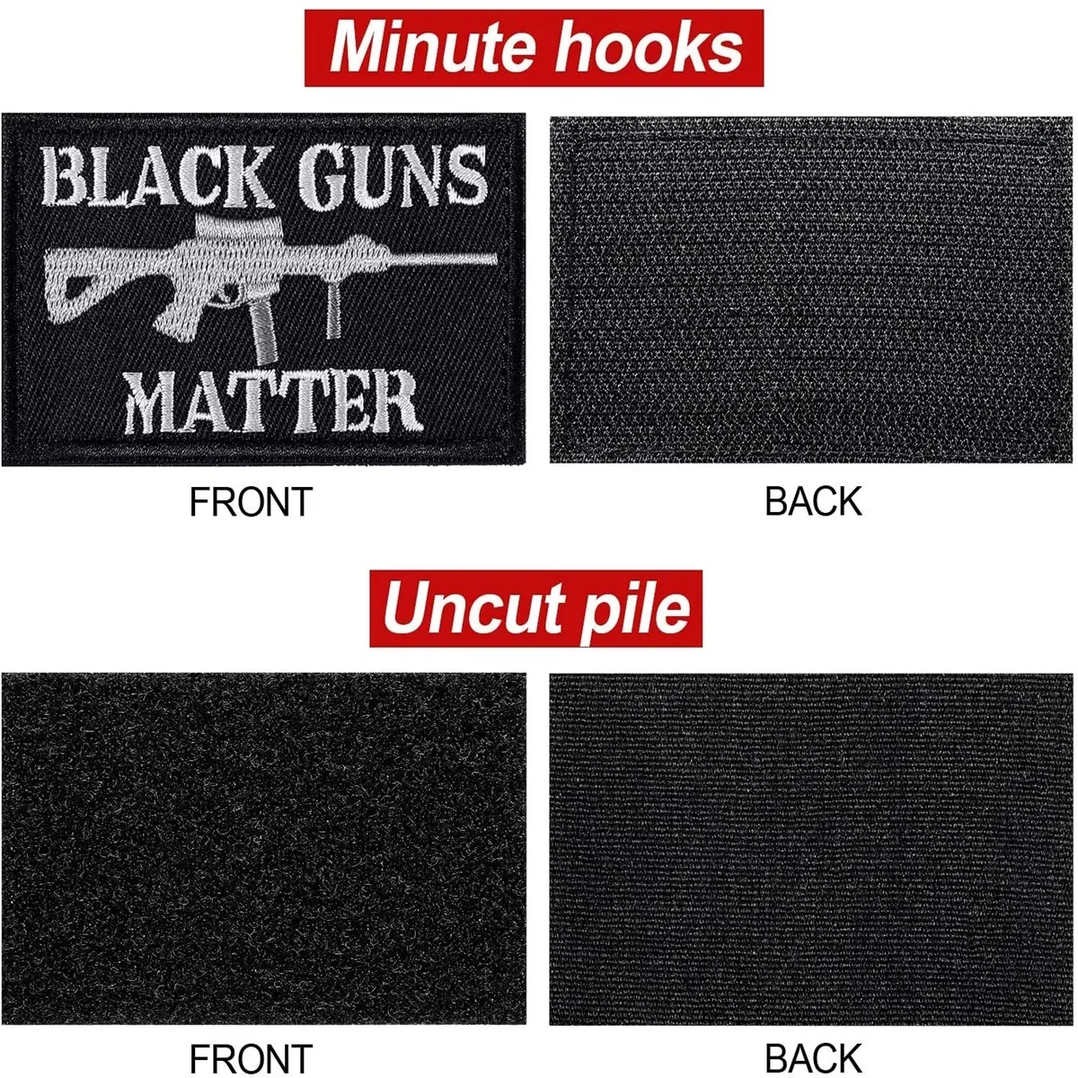 Ejemplo de parches para gorras DIY y mochilas