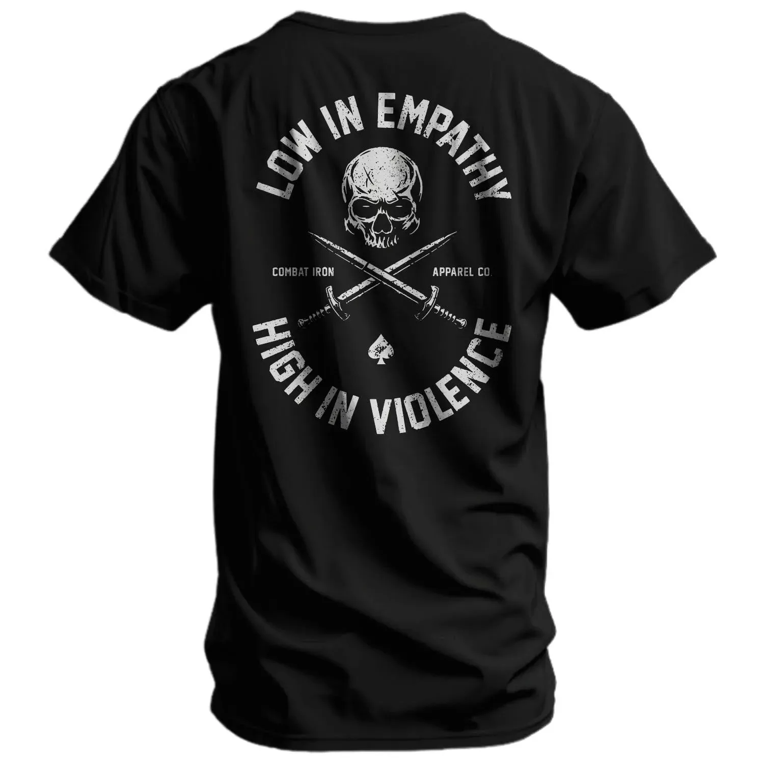 Camiseta militar para hombre táctica Combat Iron urbana de algodón
