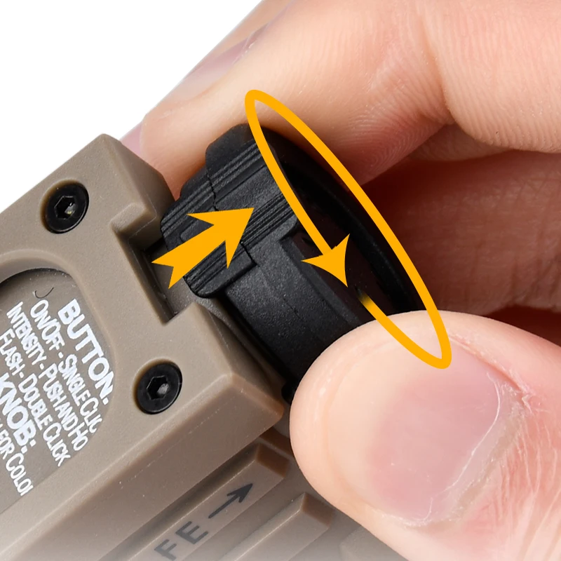 FAST linterna frontal táctica LED, IR estroboscópica impermeable - imagen 2