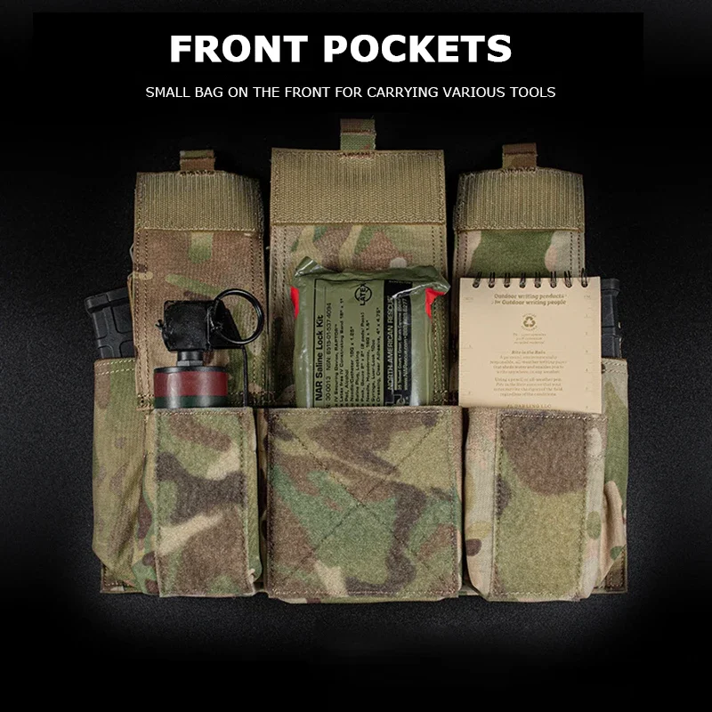 Portacargadores 5.56mm M4 M16 AR para chaleco táctico - imagen 5