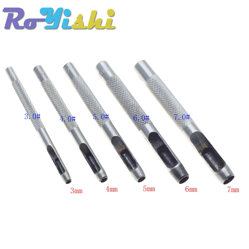 Sacabocados multi-tamaño profesional para cuero y lona – 1 a 25 mm - imagen 2