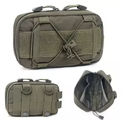 Bolsa MOLLE 1000D impermeable de nailon EDC con correa hombro