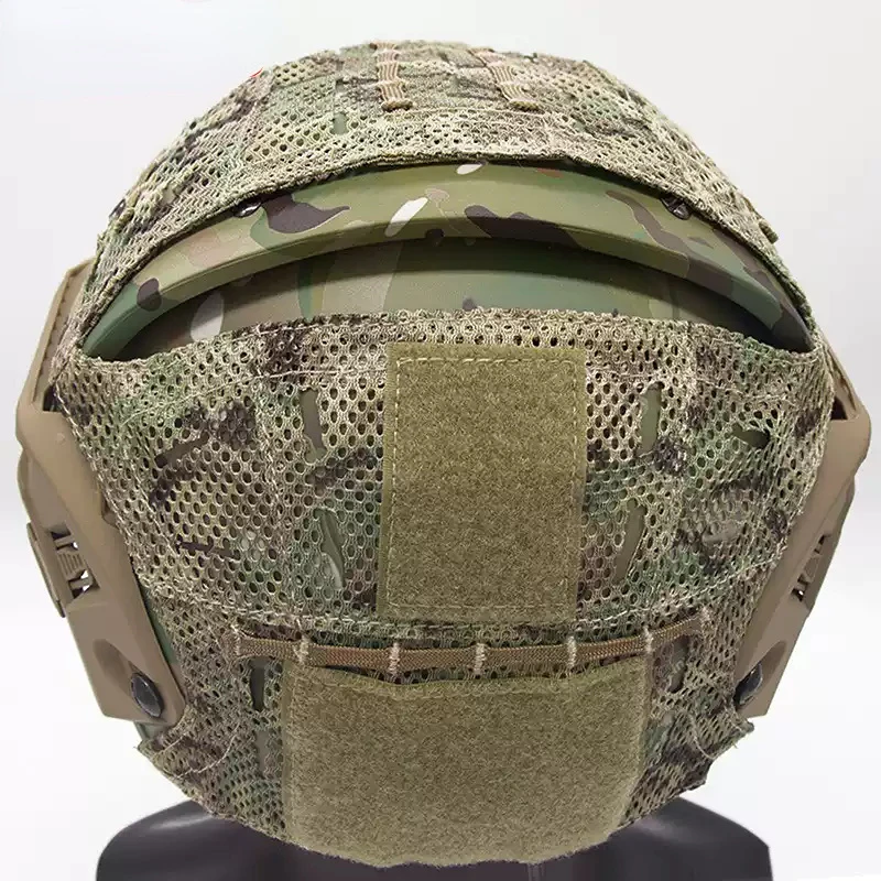 FMA cubierta de casco táctico con marco de aire camuflaje malla - imagen 4