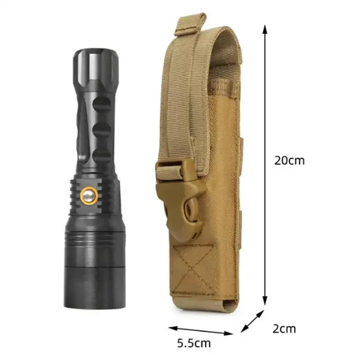 Funda Molle táctica MP5 para cargador individual y linterna LED - imagen 3