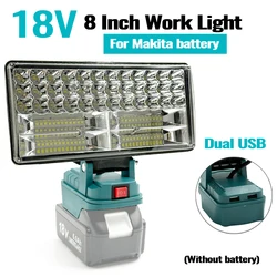 Linterna táctica LED Makita recargable litio USB