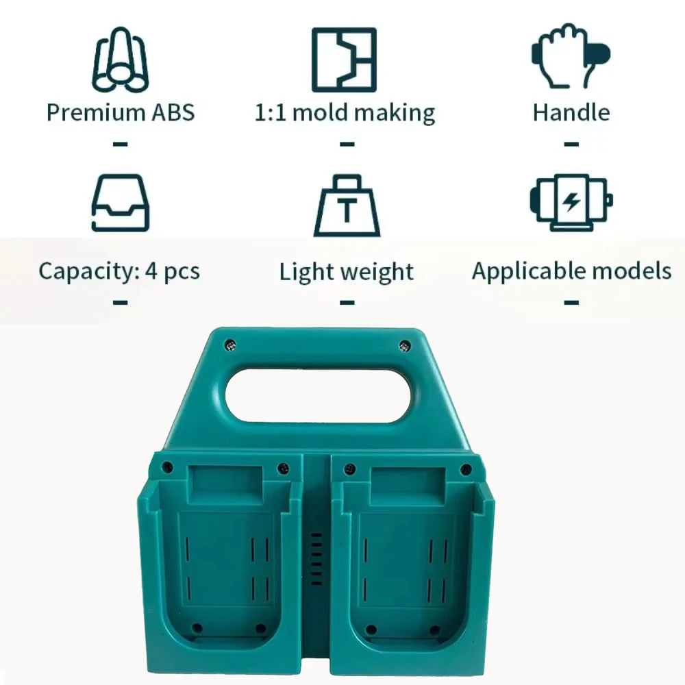 Soporte para baterías Makita con ranuras