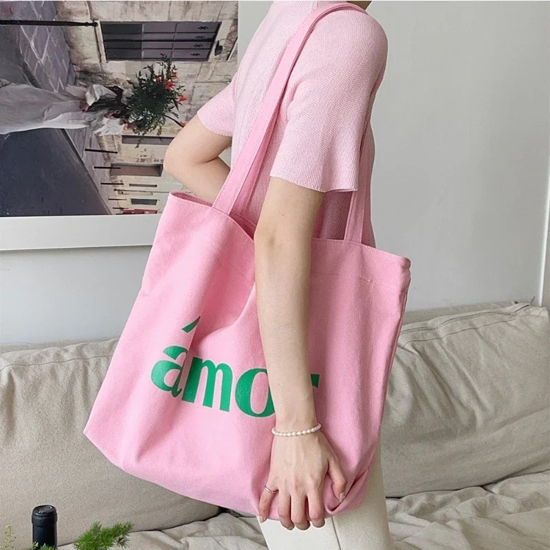 Bolso de lona bandolera gran capacidad para trabajo y compras - imagen 4